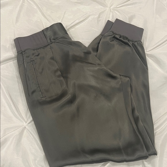 ATM Anthony Thomas Melillo Pants - ATM Silk Green Jogger Pants Size XS